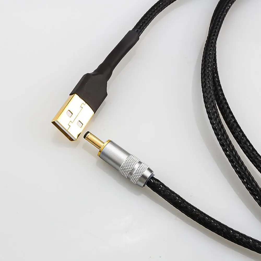 Hifi 2x23AWG посеребренный кабель питания постоянного тока GX16-2 Pin до 5,5*2,5/2,1 мм AC/DC фонокорректор линейный выходной кабель питания