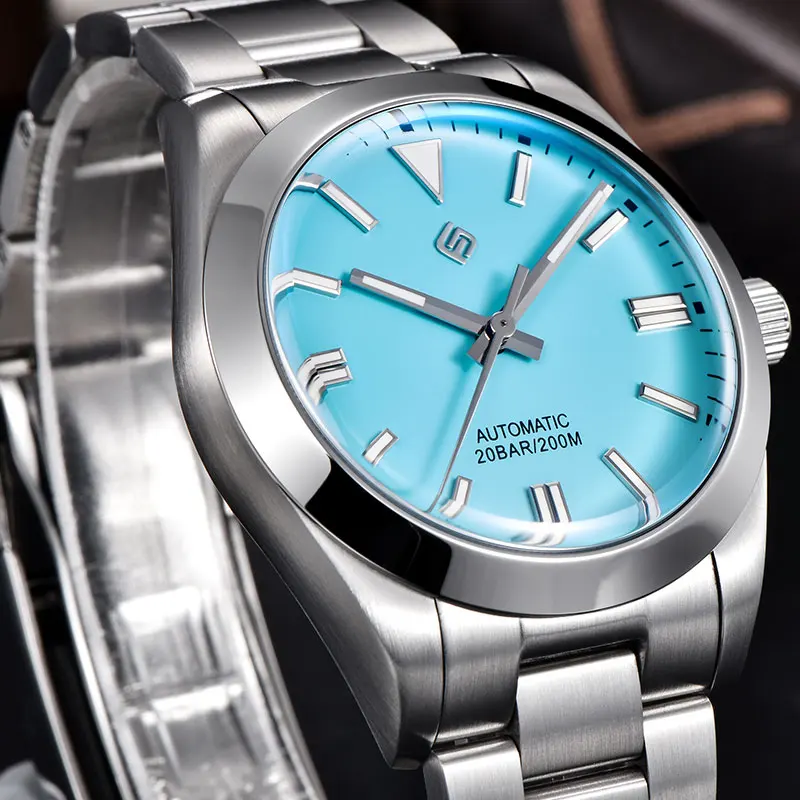 นาฬิกาข้อมือผู้ชาย TERAMI LIGE ระบบจักรกล ดีไซน์หรูหรา เรียบง่าย กระจกแซฟไฟร์ ตัวเรือนสแตนเลส กันน้ำ กลไกญี่ปุ่น NH35