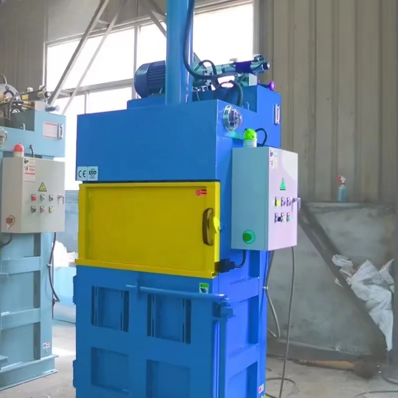 Durable Vertical Recycling Waste Compactor Hydraulic Baler Baling Press Machine for Paper and Cartons Customized