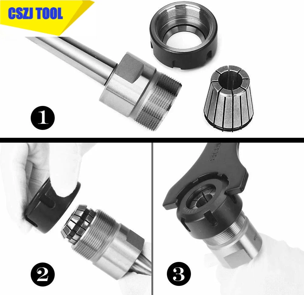 MTA2 MTA3 MTA4 MTB2 MTB3 MTB4 ER16 ER20 ER25 ER32 morse taper tool holder+9pcs Spring Collets For CNC Milling lathe tools