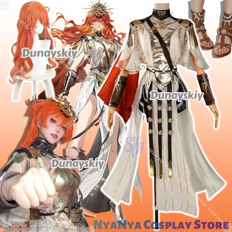 

AUGUSTA Cosplay Game Wuthering Waves Anime disfraz Goddess Uniform Sexy Greek Style Dress Cape Y2K Lolita 코스프레 Halloween Party