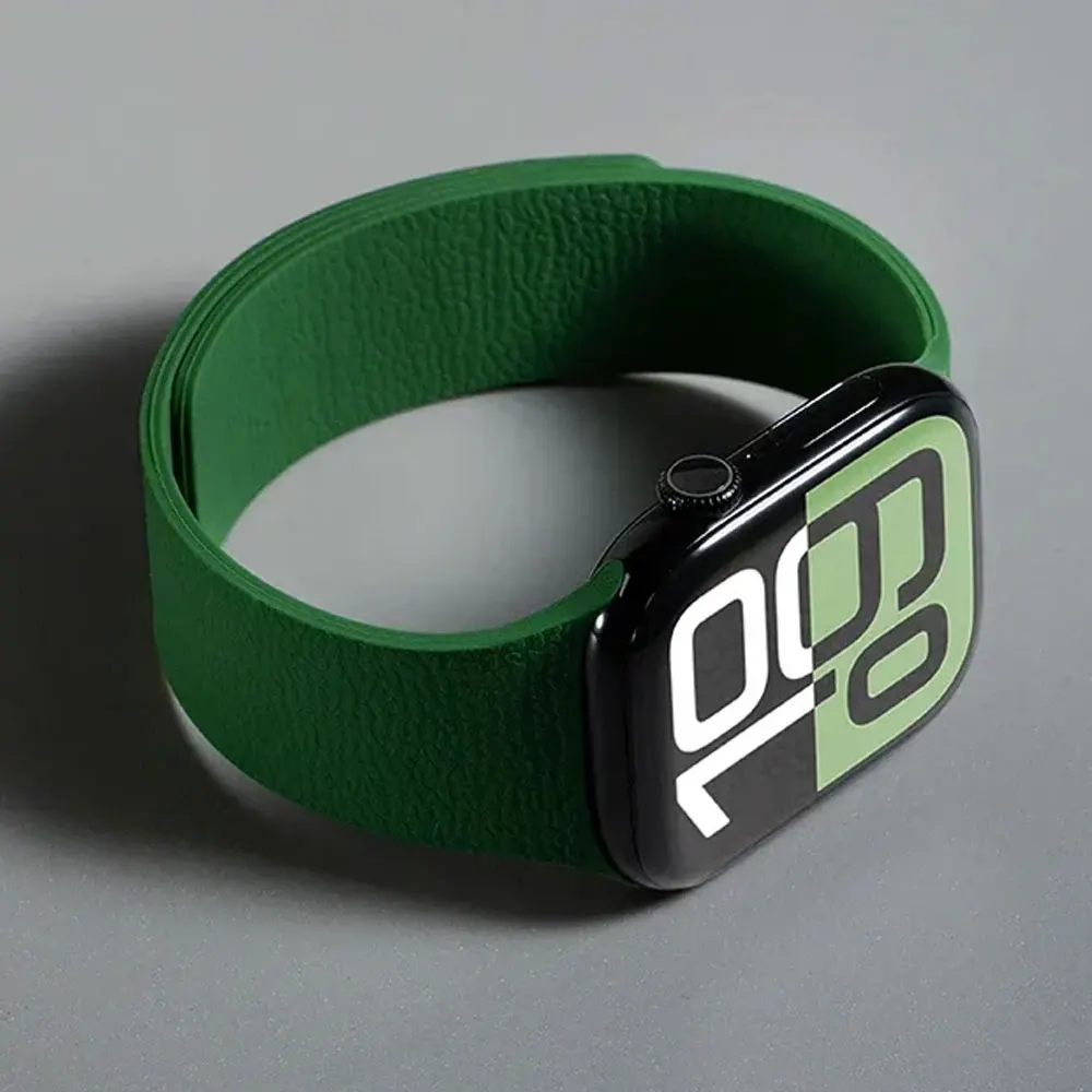 New silicone magnetic strap for Apple Watch ultra3 49mm 45mm 42 40mm 46mm 38/41mm sport bracelet series 11 9-8-7-6-5-4-3-SE band