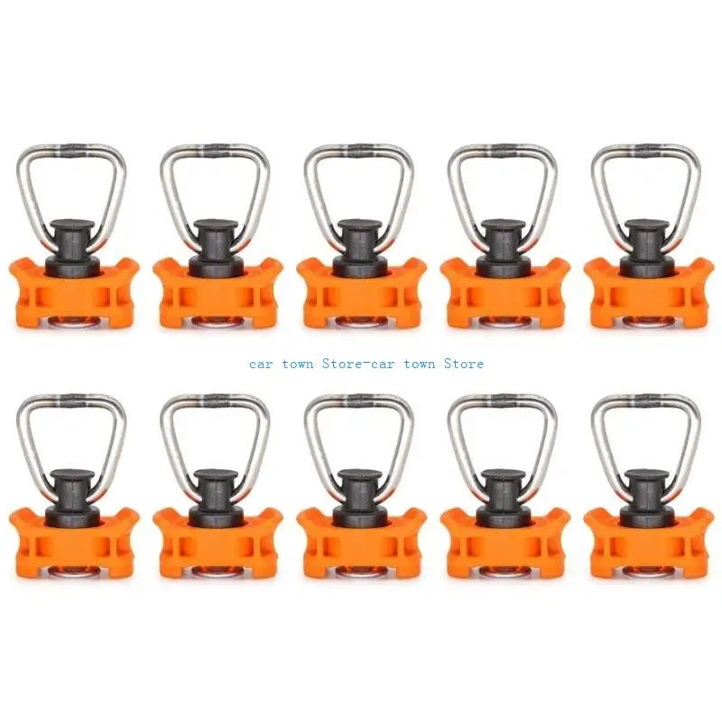 

RXJE Versatile Lashing End Fittings, For Easy Motorhomes Installation Easy Cargo Securing in Vehicles Trailer Transport