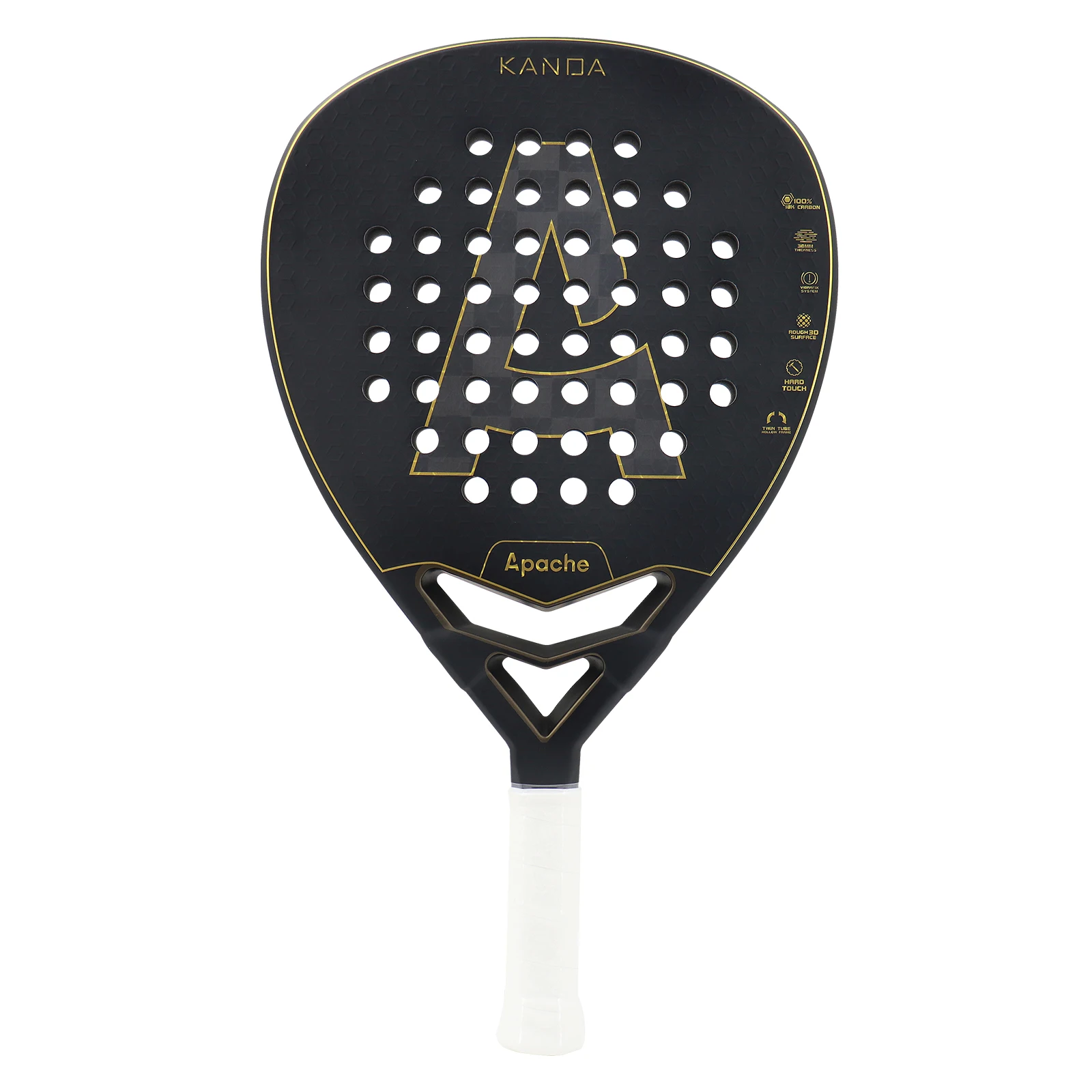 Padel Paddle Tennis Racket 3K 12K Carbon Fiber EVA Core Round Shape Power Surface for Beginner Raquette Paddle Shovel