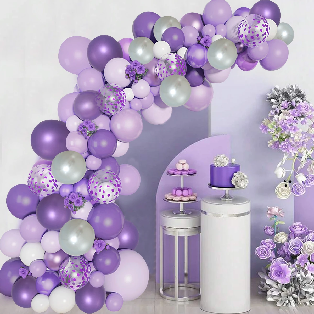 

Purple Balloon Garland Arch Kit Birthday Wedding Party Decorations for Home Purple Balloon Kit Birthday Baby Shower Party Supply