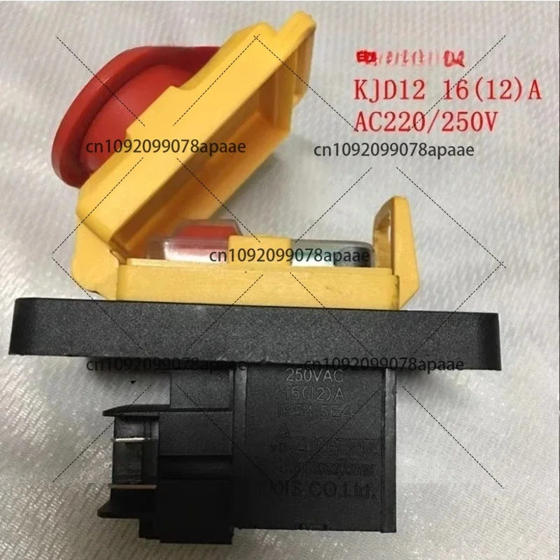 مفتاح كهرومغناطيسي، مفتاح زر مغناطيسي KJD12 12A 220V مقاوم للماء ومقاوم للانفجار، مشغل مغناطيسي KJD18 #2