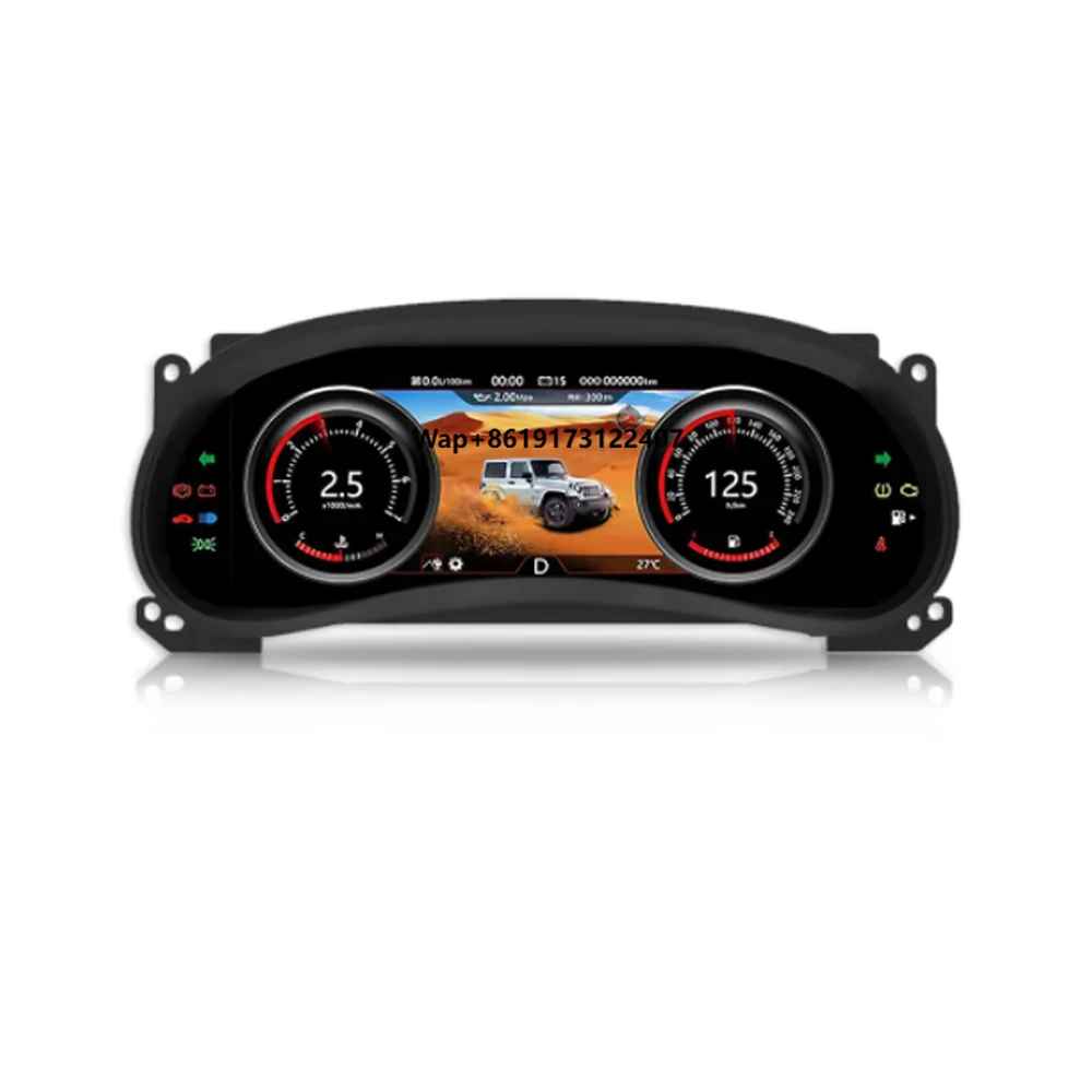 

12.3" LCD Car Digital Dashboard Cluster For 2011-2017 Virtual Instrument Panel Speedometer Cockpit Meter