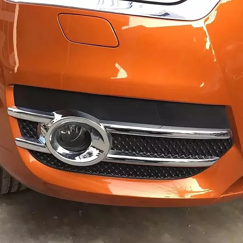 

Передняя противотуманная фара автомобиля, решетка, декоративная рамка, декоративные полоски для Audi Q3 2013-2015, противотуманные фары, аксессуары для интерьера, наклейки