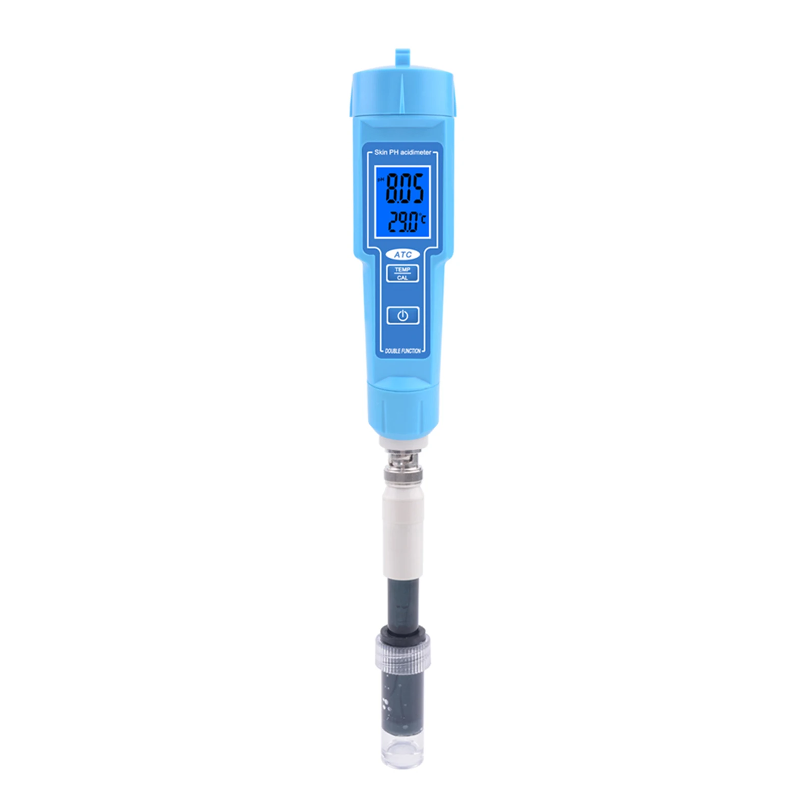 Acidity Tester For Meat Products Soil Temperature Meter Blue Food Soil Tester High Sensitivity Sensors Food Safety