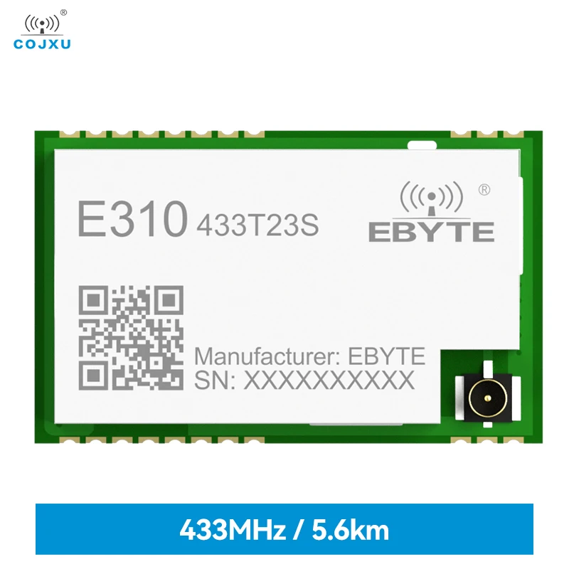 COJXU  E310-433T23S 433MHz Wireless Module 23dBm  Long Range 5.6KM SMA UART Transmitter Receiver