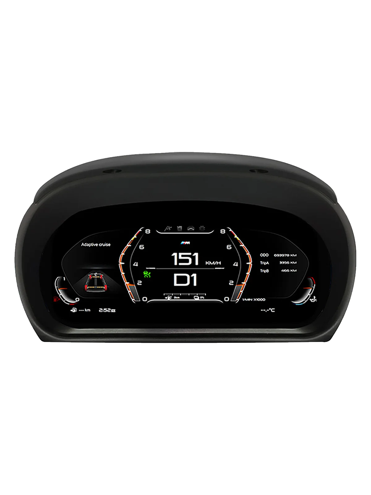 11 Zoll LCD Virtuelles Cockpit Tachometer für BMW 3er Serie E90 E91 E92 Baujahre 2005-2012 Digitales Armaturenbrett
