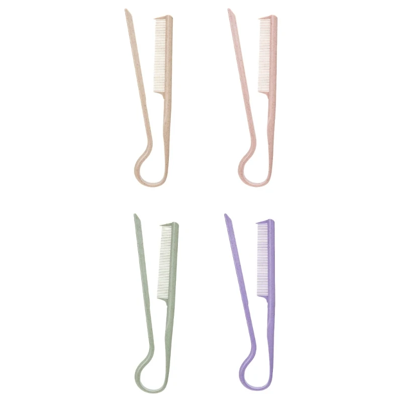 Peine alisador cabello para mujer, peines rectos en forma V, peine separación a uso rápido, envío directo