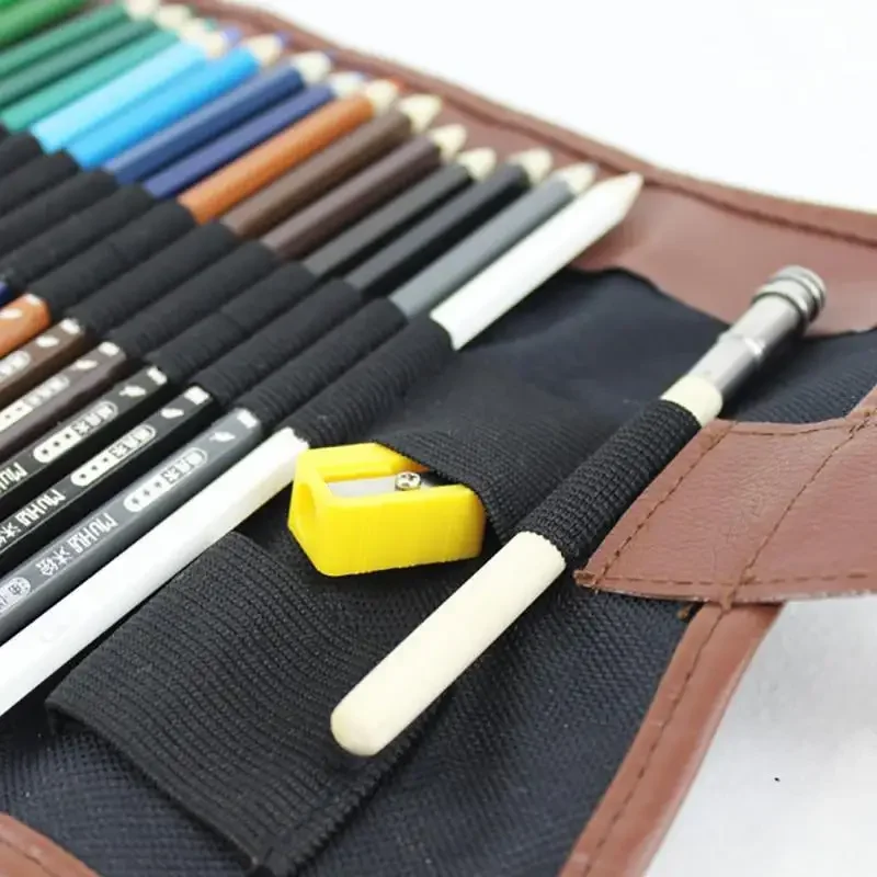 48 Colour Watercolour Pencil Set Professional Artist Grade High Quality With Pencil Holder Sharpener & Brush