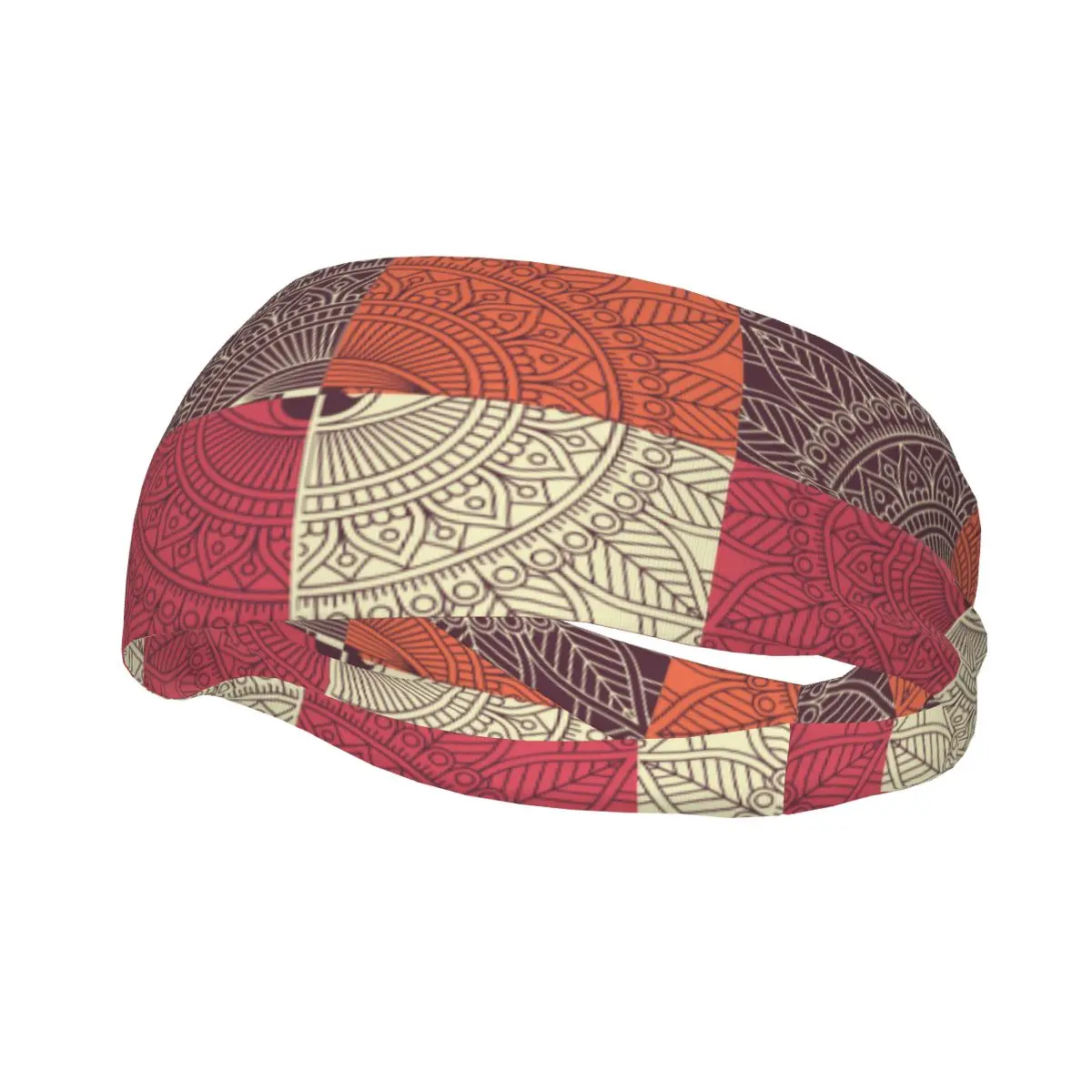 

Sports Sweatband Breathable Headband Sweat Hair Head Band Abstract Geometry Design Flower Yoga Headband