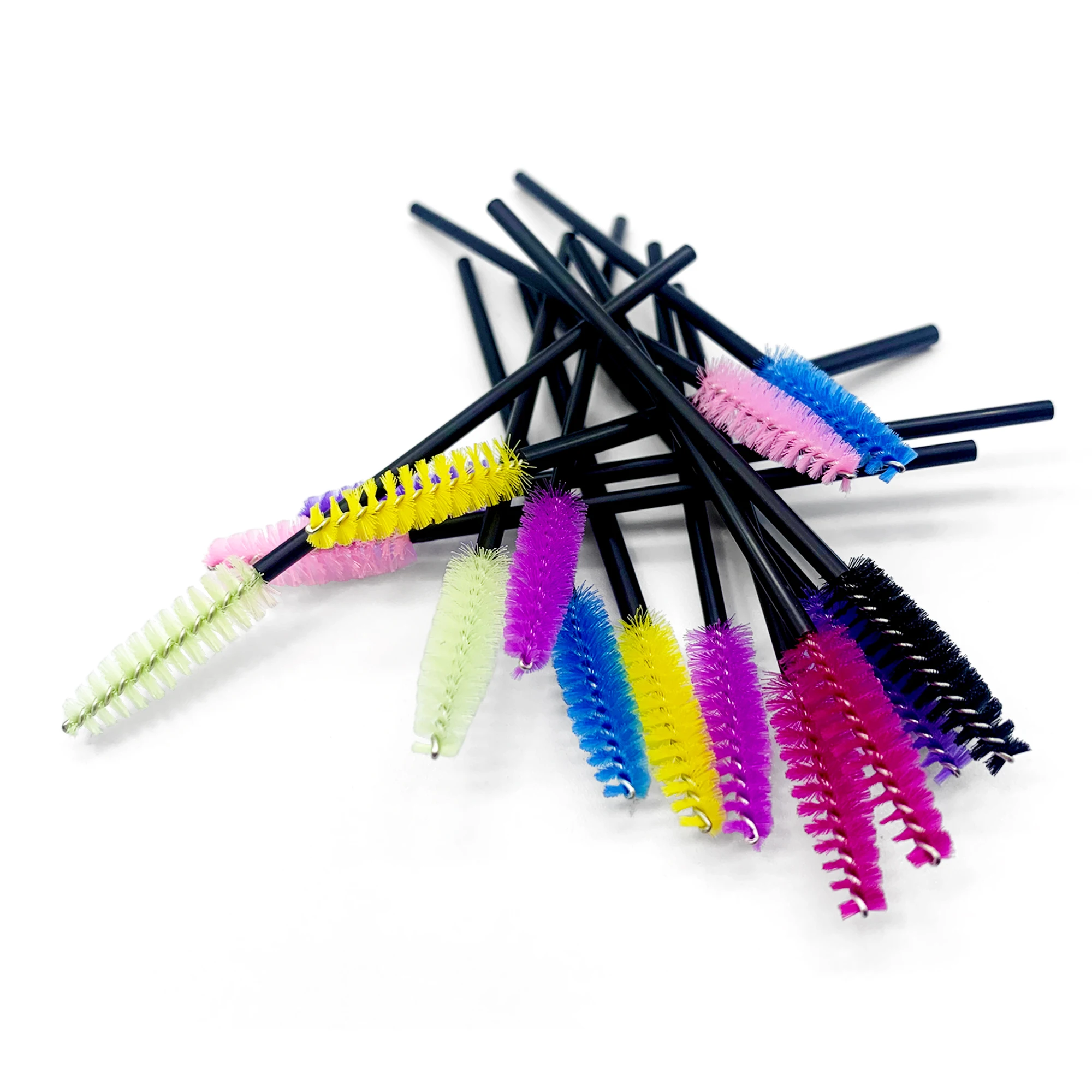 500 قطعة المتاح الرموش ماكياج فرش المهنية عصي الماسكارا قضيب التخزين المؤقتين رموش فرشاة التجميل ماكياج أداة #4