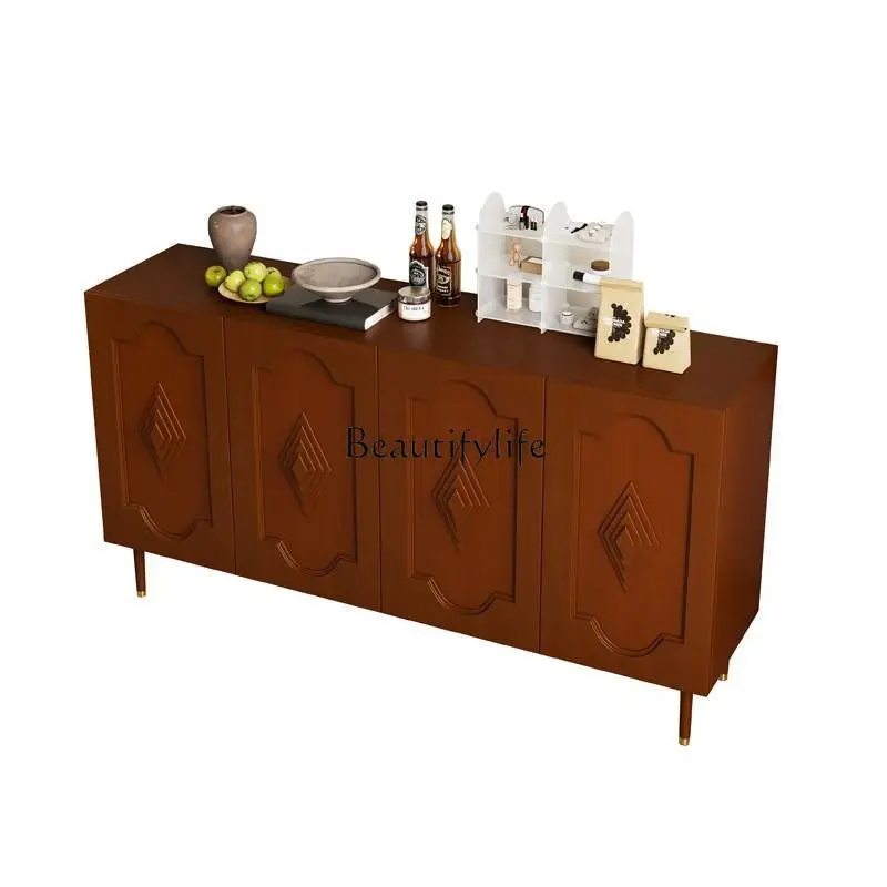 

Medieval style home shoe cabinet enters the door retro living room dining side wall decorative locker