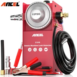 ANCEL S100 Car Smoke Leak Detector Oil Pipe Leaks Analyzer Tester Auto Gas Leakage Locator EVAP Vacuum Leakage Diagnostic Tools