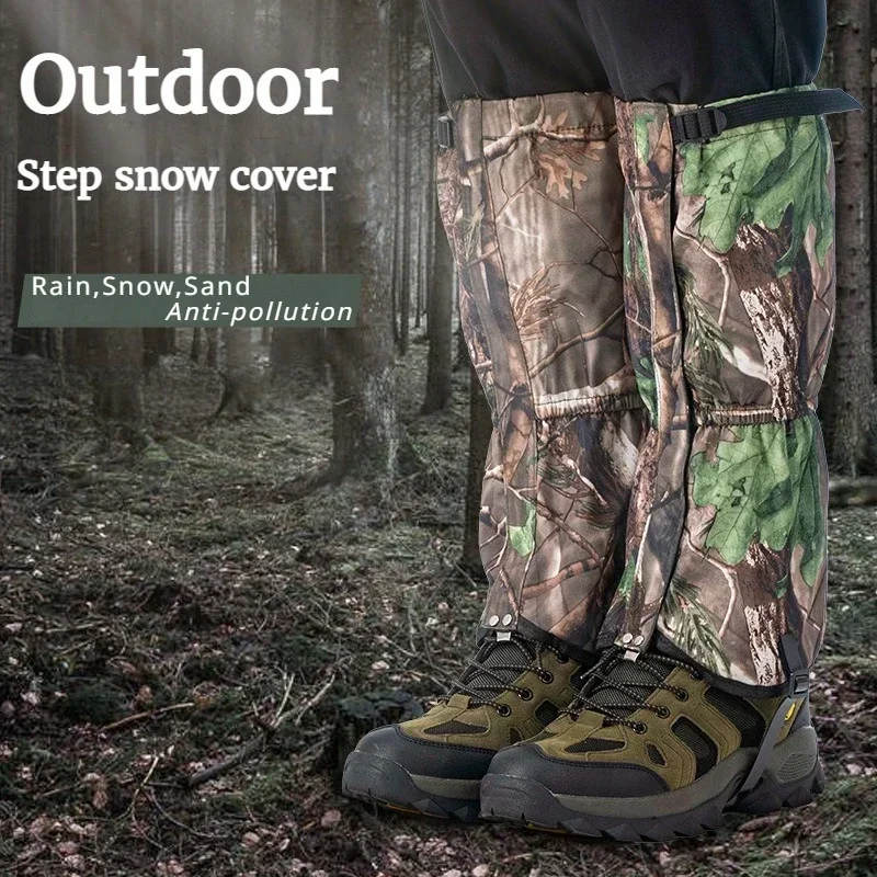 Outdoor Travel Leg Warmers Hiking Leg Gaiter Waterproof Legging Shoes Hunt Climbing Camping Winter Tourist Snow Foot Cover