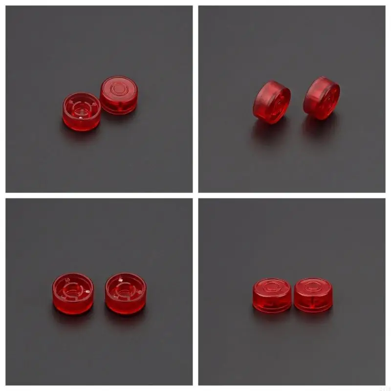 2Pcs Guitar Foot Effect Pedal Protections Caps Guitar Effect Part Colorful Guitar Effect Pedal Footswitch Toppers