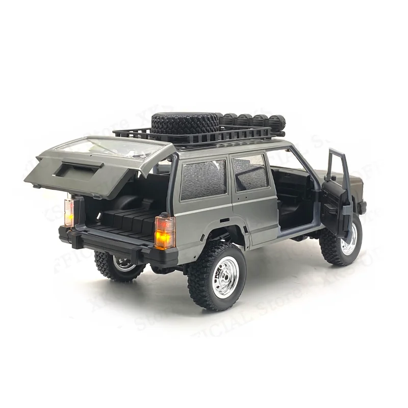 MN78 1/12 RC Car Cherokee Model 2.4G Off Road 4X4 Remote Control Car Jeep LED Light 4WD Climbing Electric Toy Car Gift for Boy