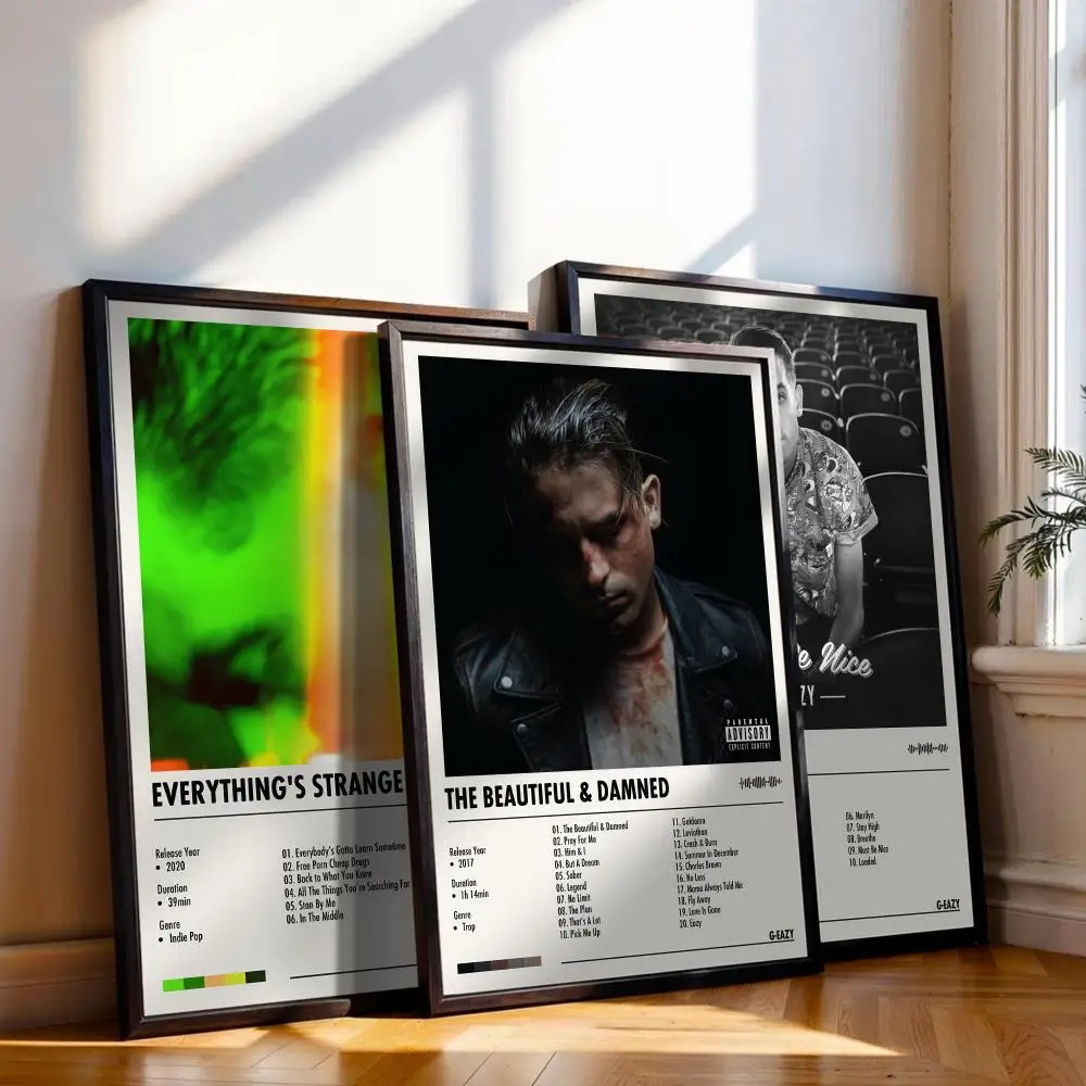 G-EAZY Poster Music Album Cover For Room Canvas Painting Print Art Home Wall Decor Picture Gift