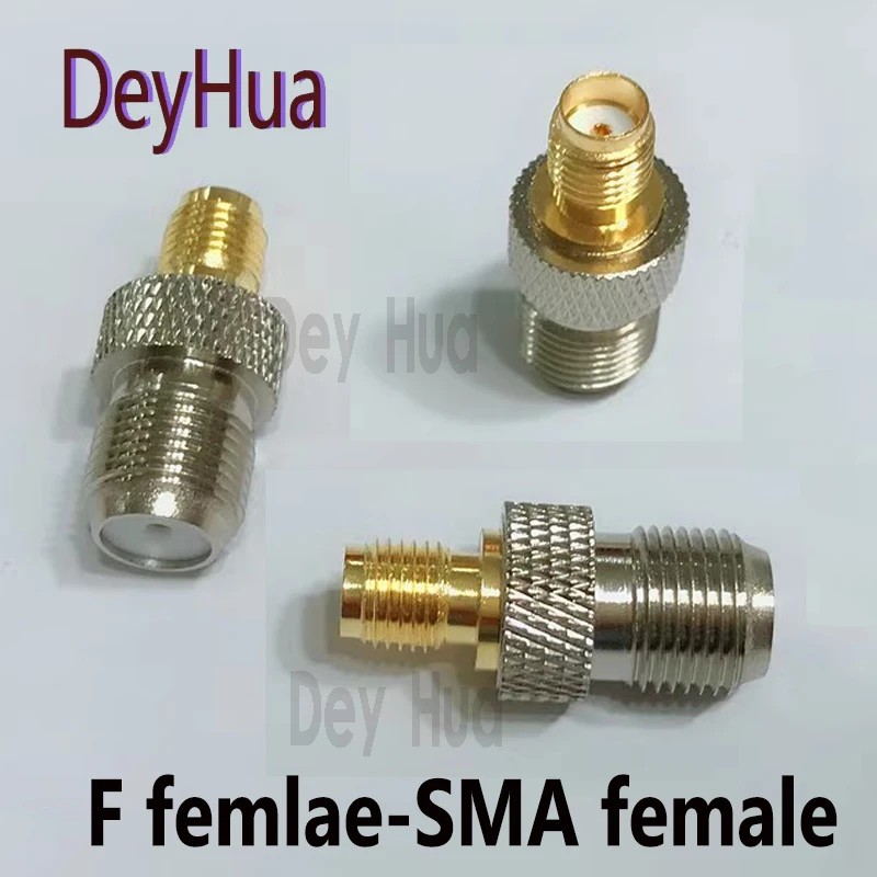 10pcs/50pcs/100pcs F soquete fêmea para SMA macho plug F fêmea para SMA fêmea