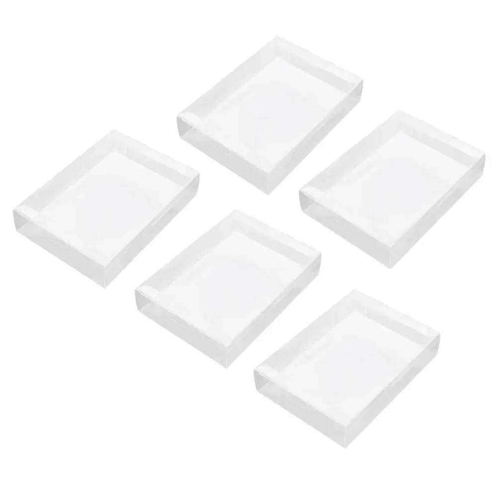 Clear Cartridge Box Sleeves for N64 & SNES (Set of 5)