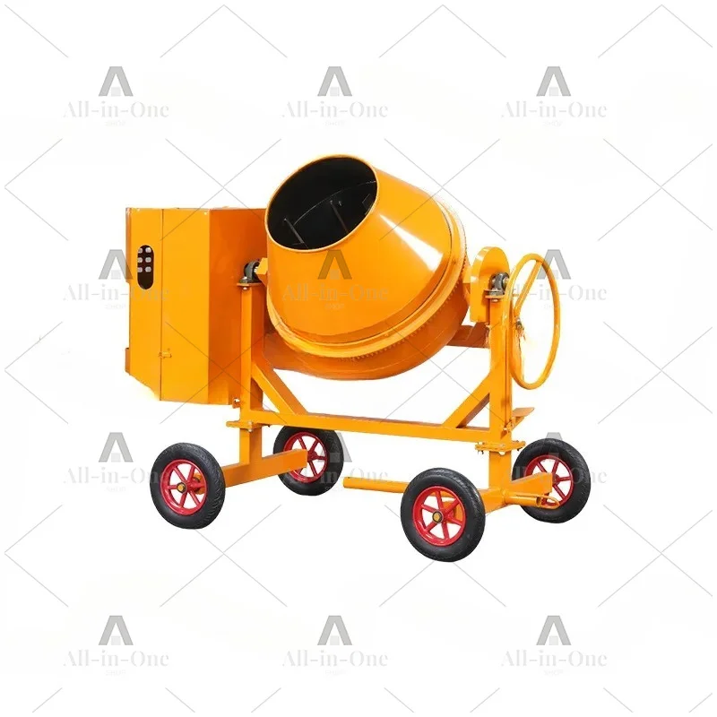 Concrete Mixer Mortar Cement Construction Roller Mobile Two Wheel Four Wheel Small Diesel Motor Mixer