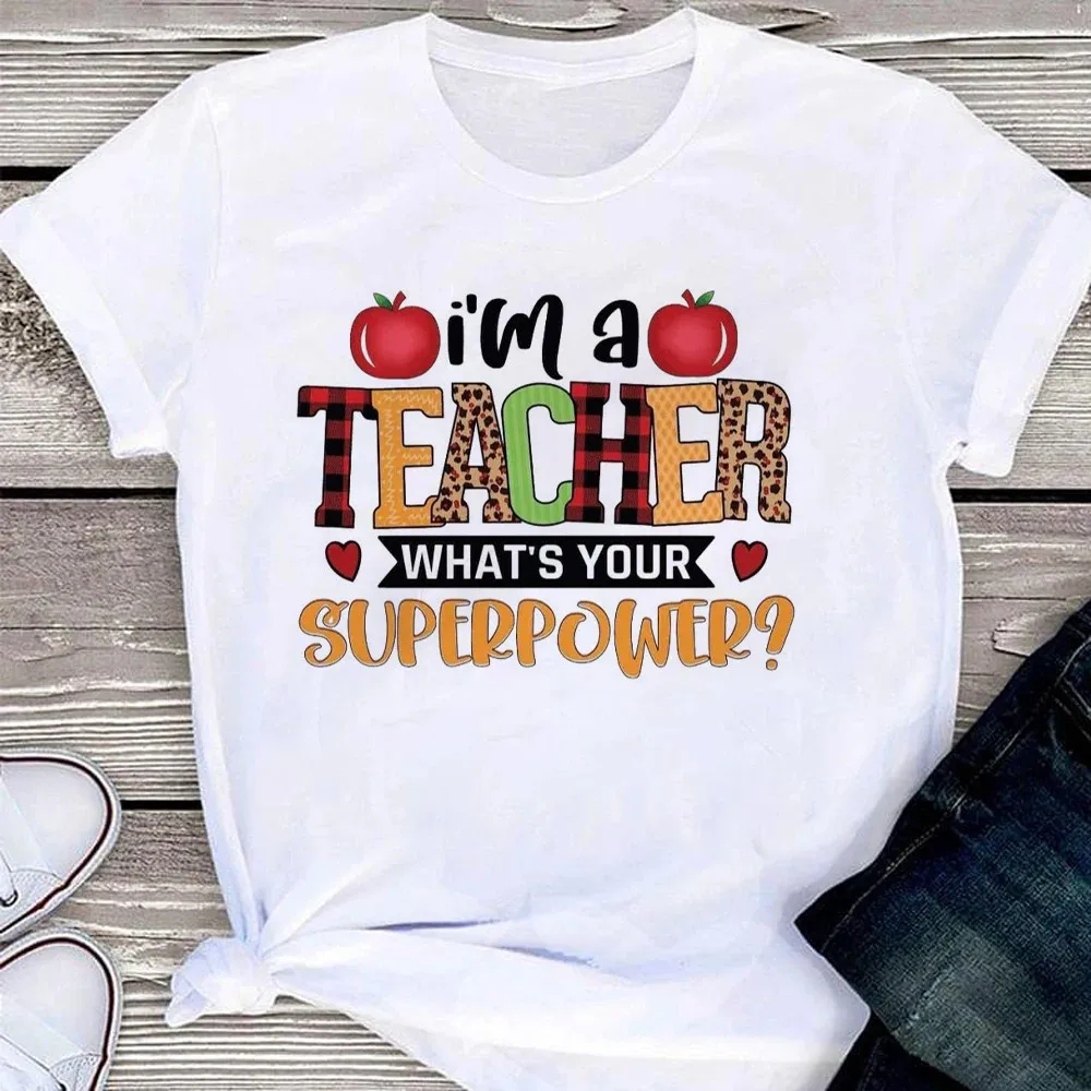 Super Teacher T-shirt - New Style Women's Summer Base Layer Shirt - Super Cool Teacher's T-shirt