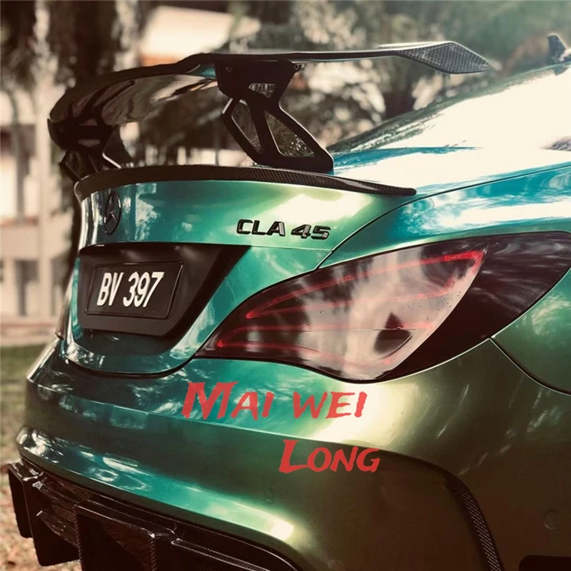 

GT Rear Trunk Spoiler Wing For Mercedes CLA W204 W205 W212 W213 C43 C63 W206 E207 BMW F30 G20 F10 G30 M3 F80 M4 M5 Carbon Fiber