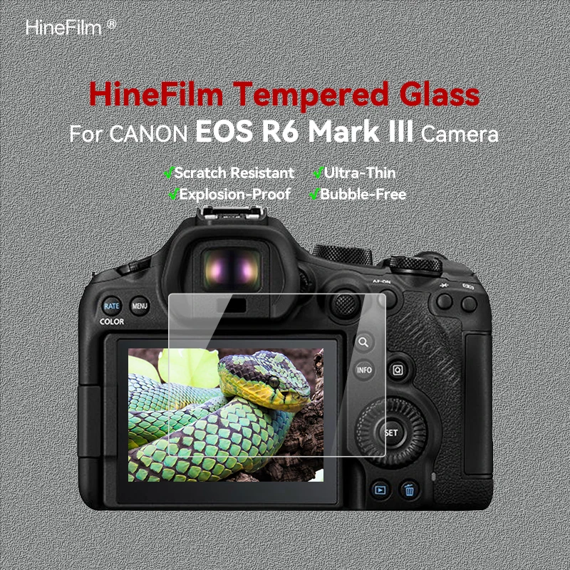 

Hinefilm for Canon R6M3 R6 III EOSR63 Camera Screen Protective Tempered Glass R6III Screen Protector Guard Cover Glass