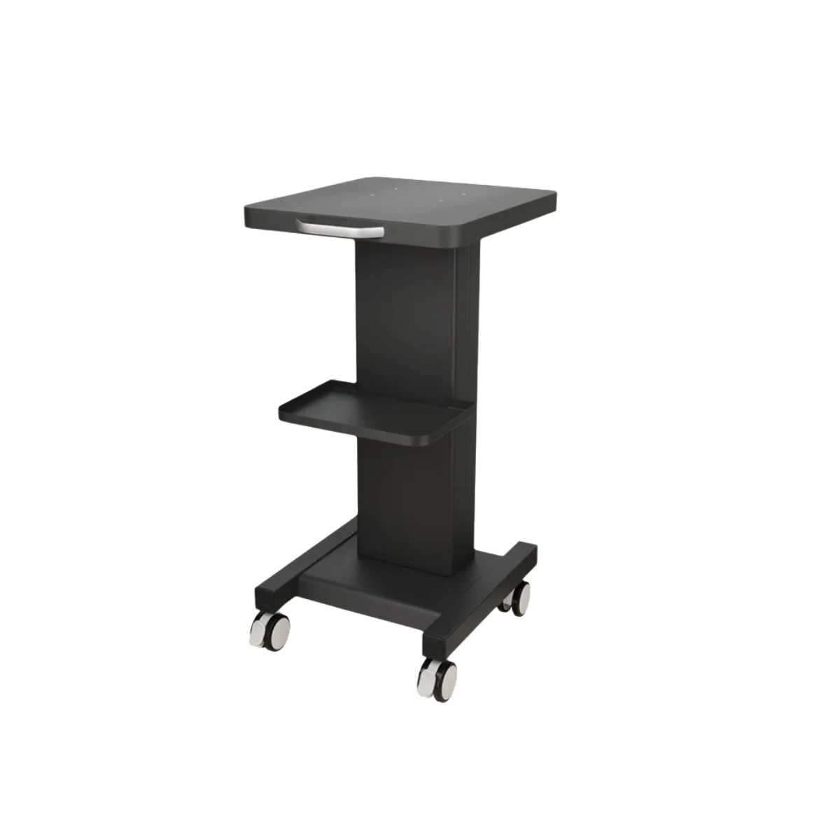 Beauty Studio Mobile Trolley Cart Salon Instrument Rack Silent Wheels Cup Holder for Beauty Device Placement