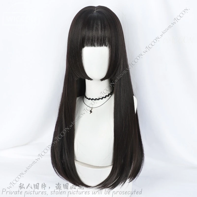 Love And Deep Space Game Cosplay Woman Character Leading Lady Costume Wig Black Disguise Comic-Con Festivals Fancy Role Play Set