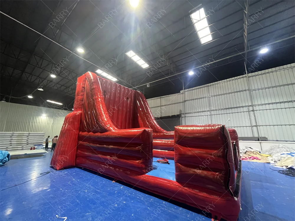 باري تحدي سباق المزدوج ألعاب رياضية المدرج حبل واسع النطاق نفخ الترامبولين الحارس بنجي تشغيل للأحداث