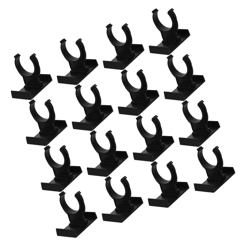 

16pcs Thickened Cabinet Adjusting Feet Black PP Material Adjustable Height Kitchen Plinth Clips Furniture Legs