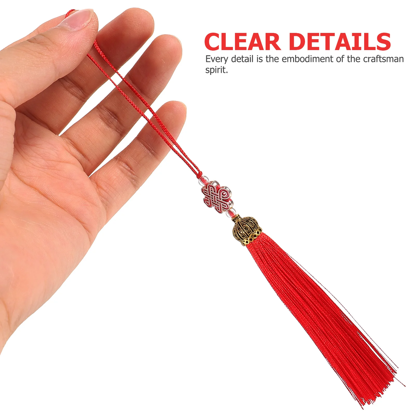 

5 Pcs Tassel Pendant Tassels Chinese Style Hanging Decoration Decorate Decorative Polyester Car Ornaments Festival Decorations