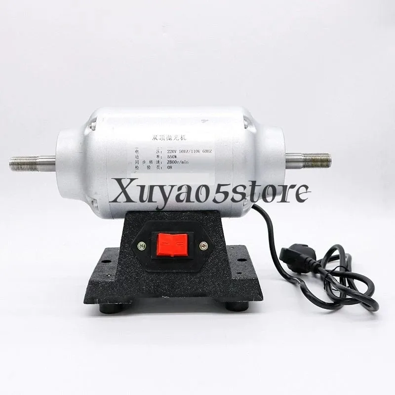 Dental Technician Double Top Polishing Machine Cloth Wheel Polishing Machine Grinding Machine Denture Double Head Polishing