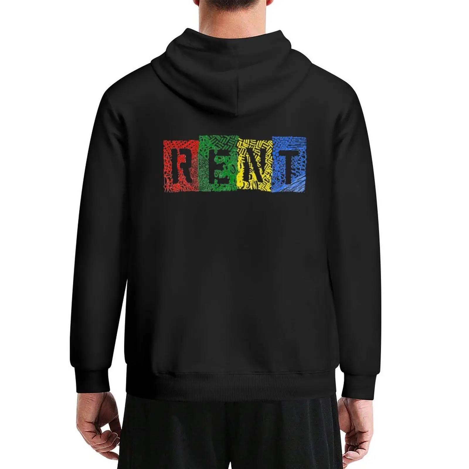 

rent the musical Hoodie men's coat hooded shirt mens clothing japanese style graphic hoodies