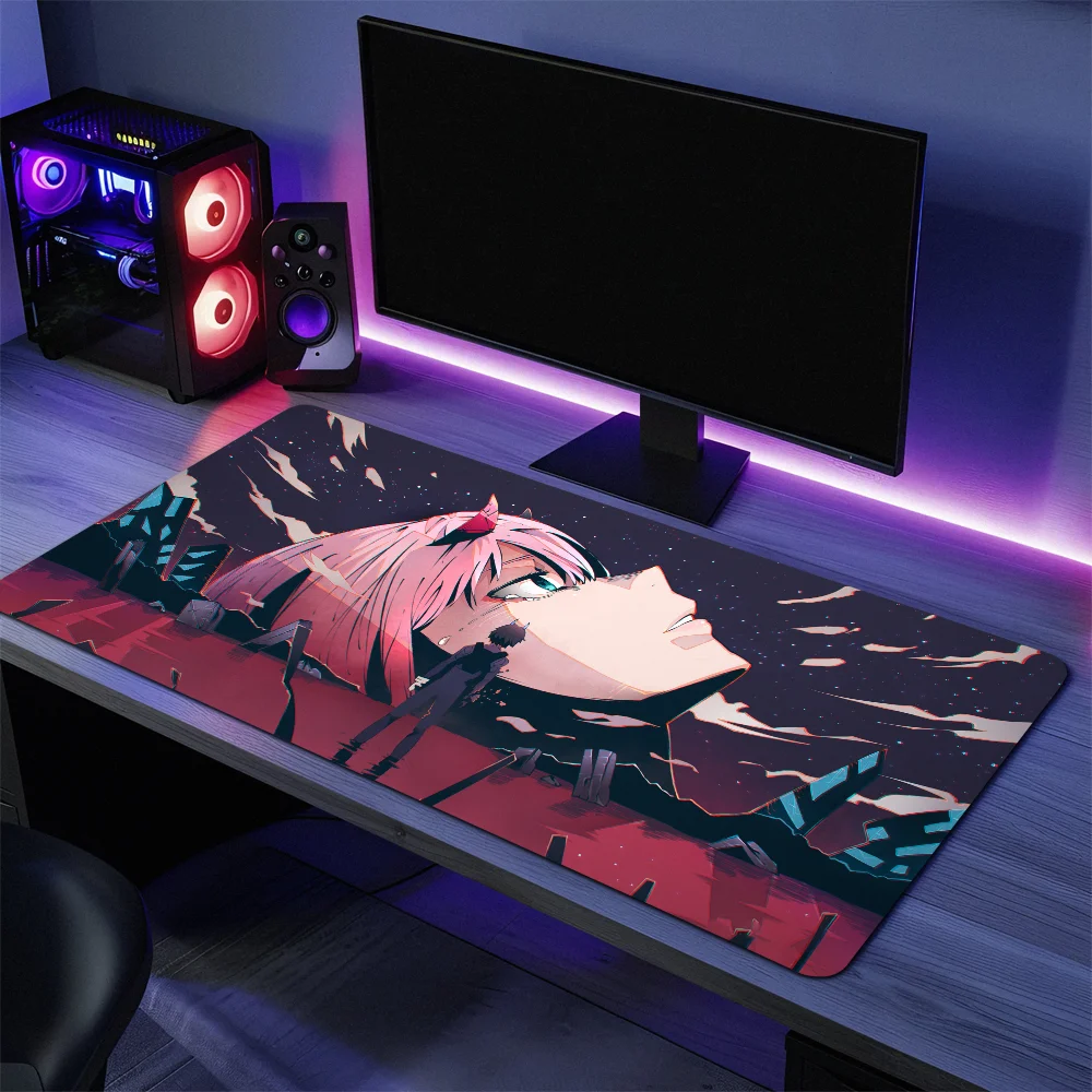 Mousepads Non-slip Lockedge Office In Student Gaming Darling Zero Thickened Large Writing Franxx The Pad Two Cushion Mouse Pad