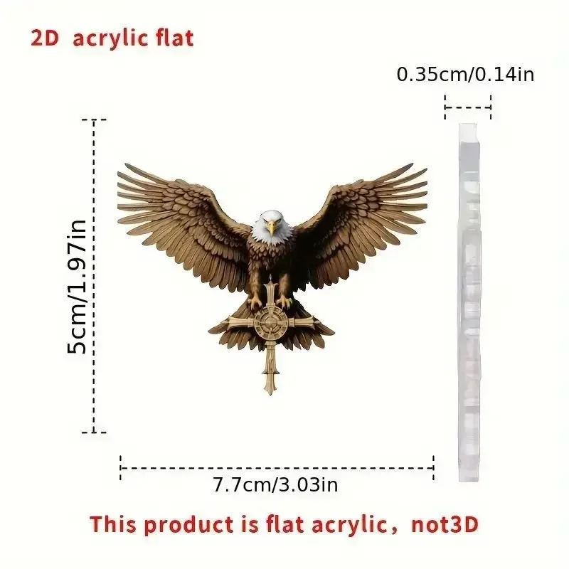 Eagle Cross Car Pendant Car Decorative Accessories Interior Moulding Creative Adorns Ornament Car Simulation Decors