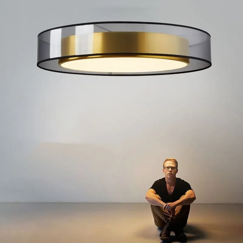 

Modern Round LED Ceiling Light For Bedroom Living Room Study Kitchen Corridor Dining Indoor Pendent Lamp Lustre Home Decoration
