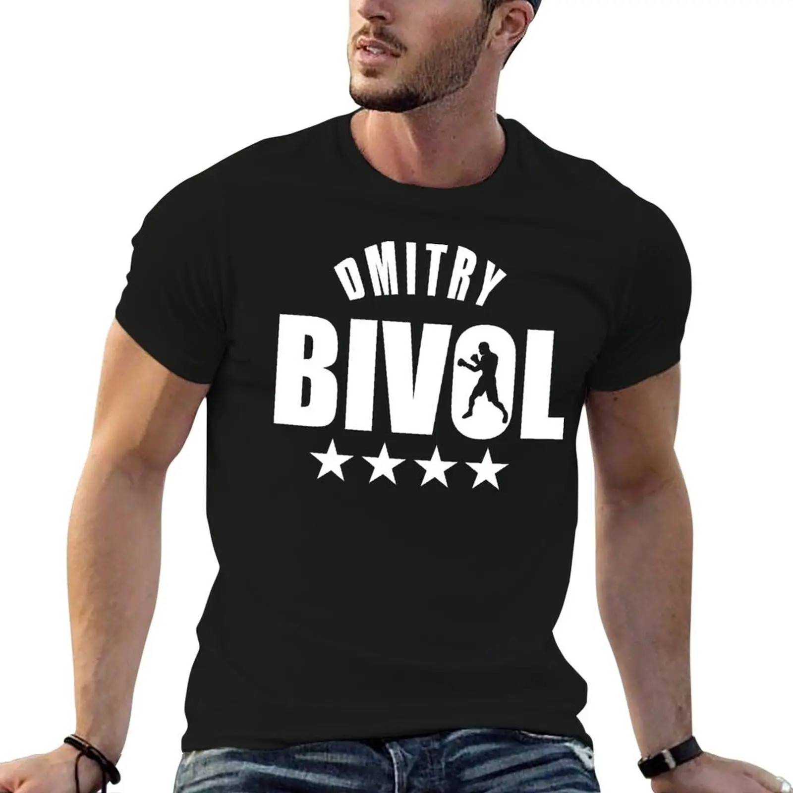 

Dmitry Bivol boxing champ T-Shirt graphic shirts essential t shirt vintage t shirts mens white t shirts