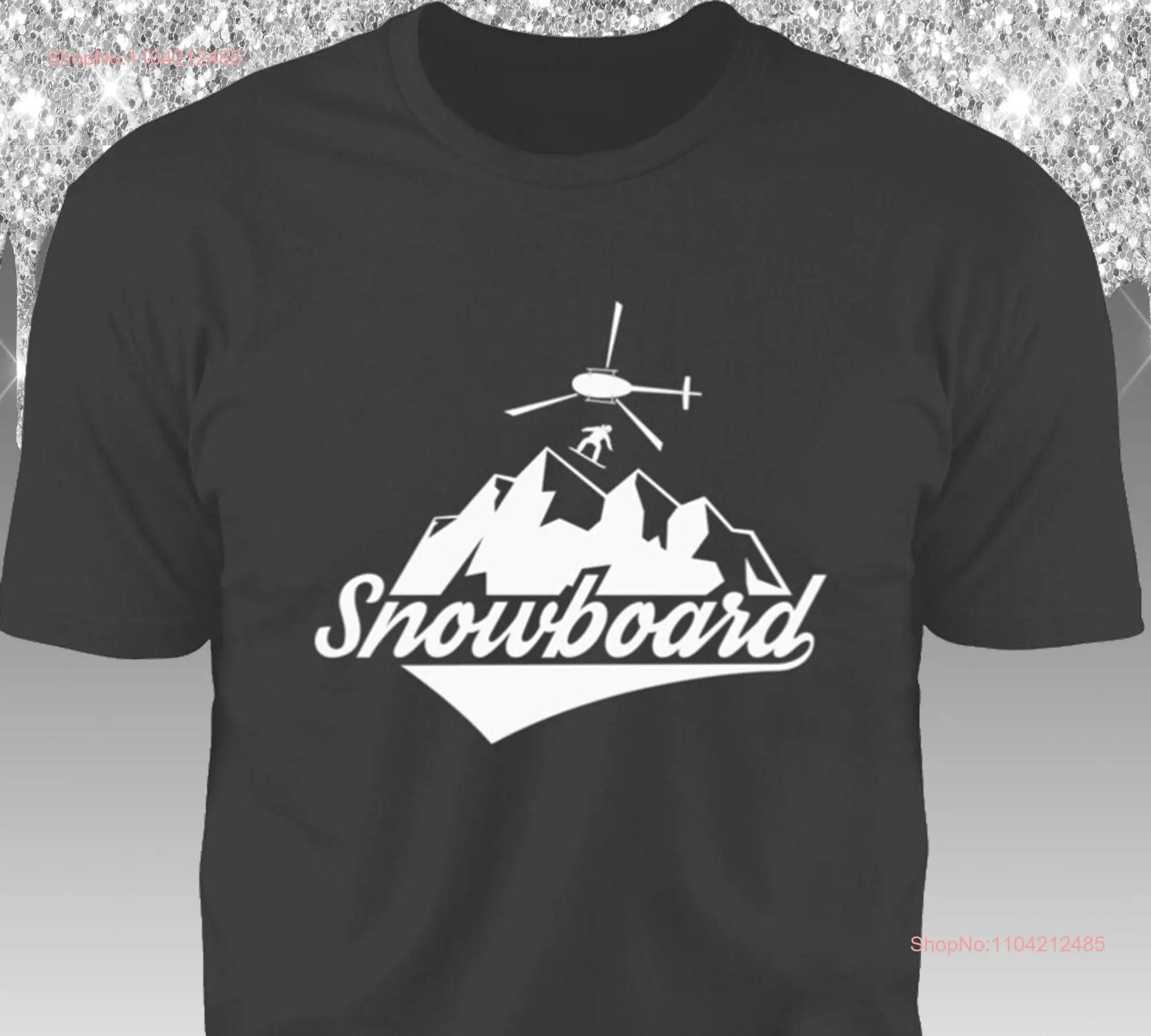 Cool Heli Boarder Snowboarding T Shirt Closeout long or short sleeves