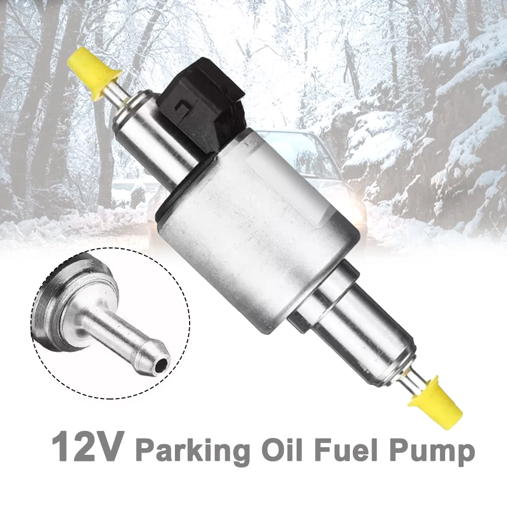 

12V Diesel Parking Oil Fuel Pump Universal For 2-5KW Webasto Eberspacher Diesel Air Heaters 22ml 2 pins car parts 221000500300