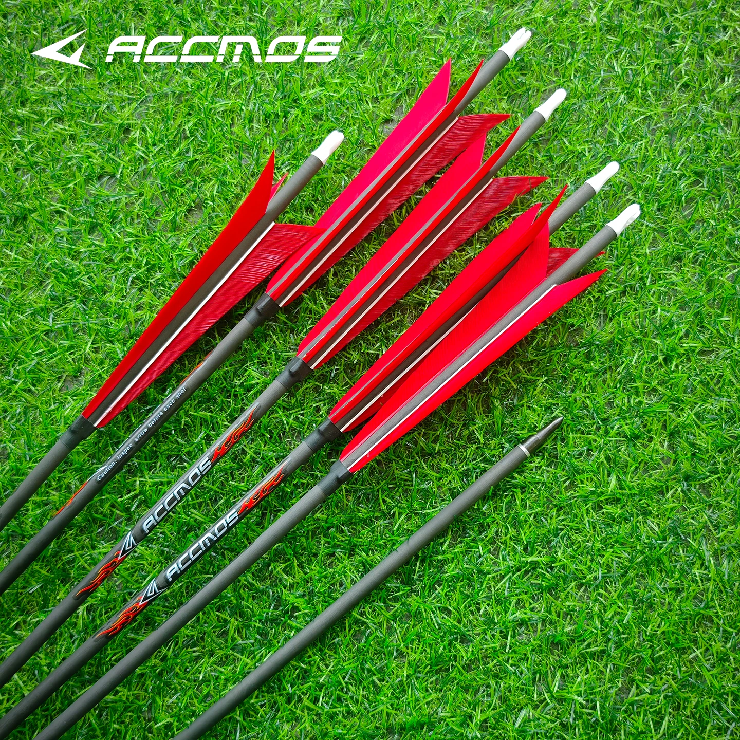 جديد صحيح ريشة السهم ID6.2 الكربون النقي السهم الهدف السهم اطلاق النار الصيد التدريب العمود الفقري 250-800 الأحمر على شكل ريشة بيضاء نوك #2