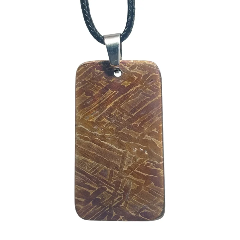 pendentif-en-meteorite-muonionalusta-gravee-naturellement-bijoux-de-mode-pour-homme-lk369
