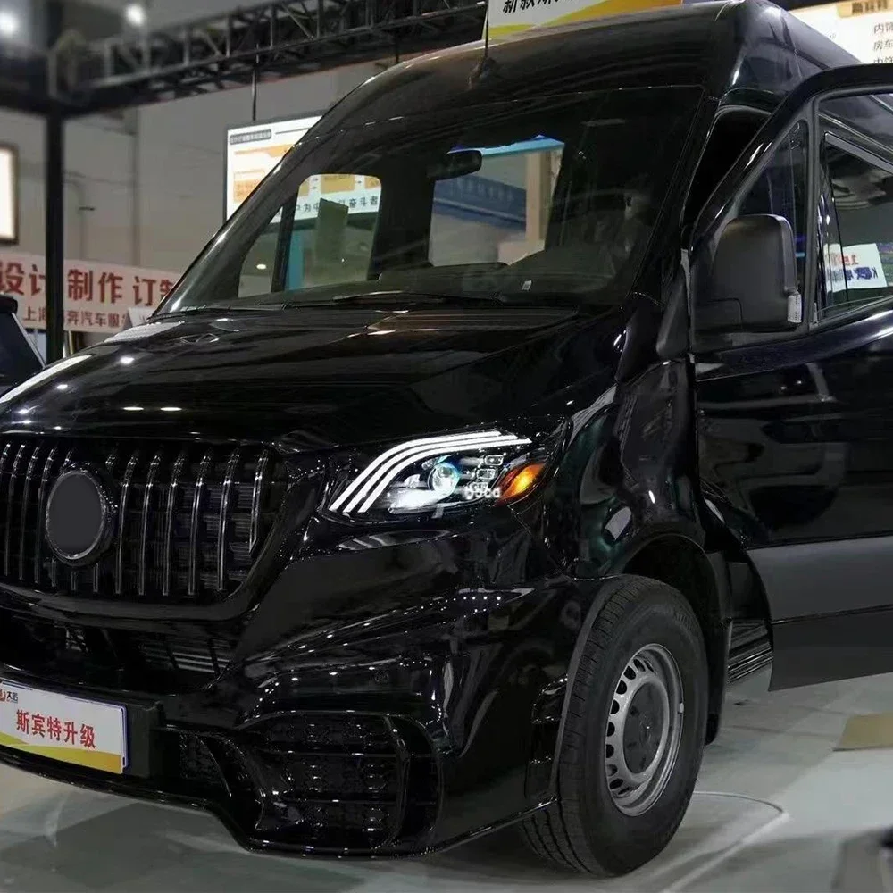 

For Benz Sprinter 2018-2023 W907 LED Car Lights Assembly Upgrade Maybach Dynamic Meteor Shower Design Auto Headlight Accessories