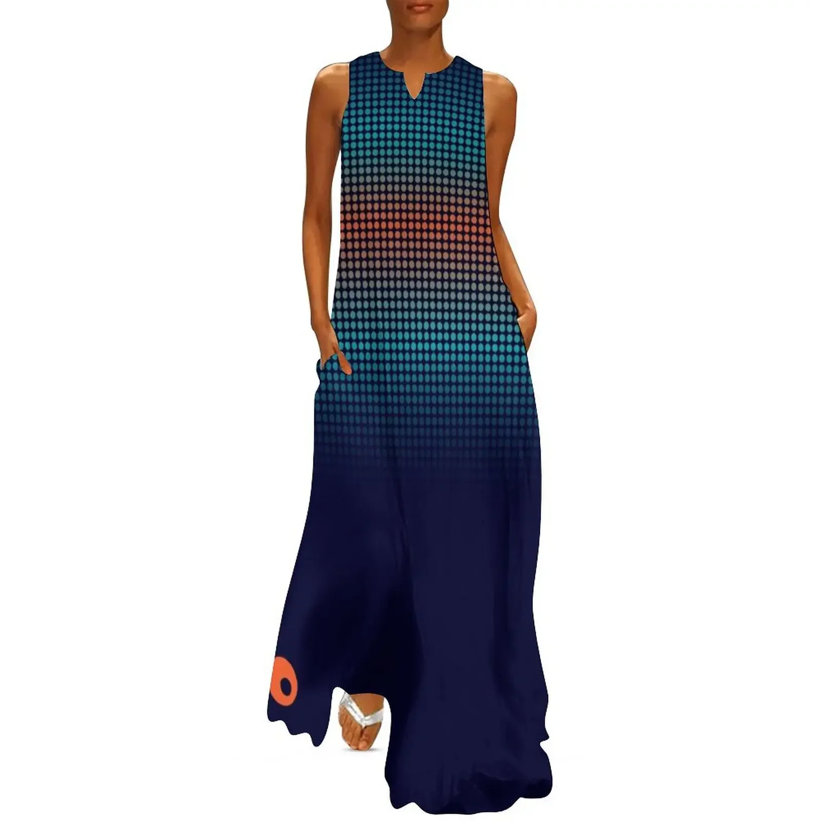 

Modernist Soundwave Long Dress dresses for woman women party dresses Dress
