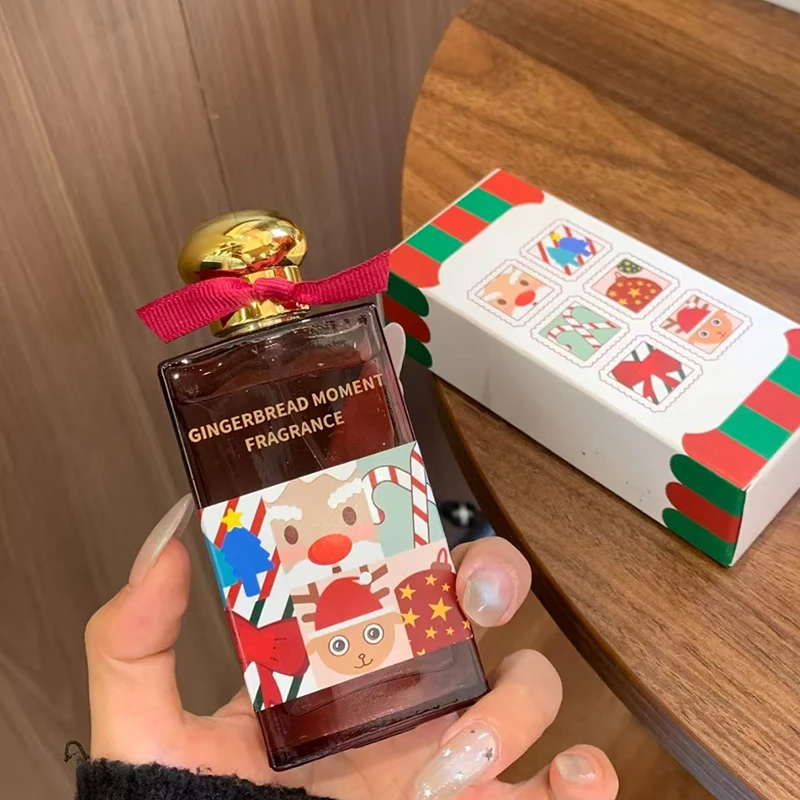 Sweet Gingerbread Gourmand Perfume 50ml Fresh Jasmine Caramel Eau De Toilette Long-lasting Perfume For Women Date Perfume Gift view 3