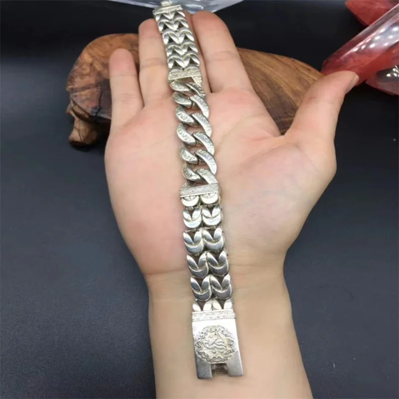 Little Fairy/ Tibetan Silver String Chain Fashion Bracelet Personalized Simple Jewelry Exquisite Workmanship Women Men Gift